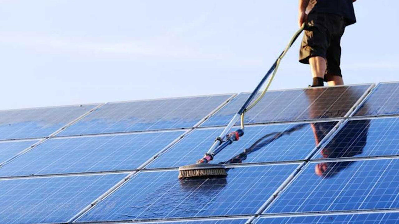 Solar panel installation